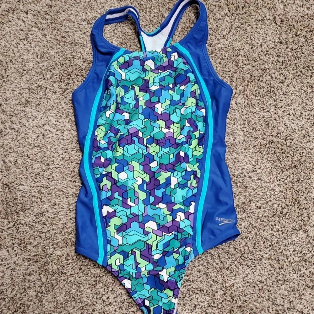 Girls speedo bathing suit size 16 box#2